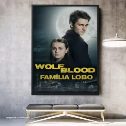 Wolfblood TV 시리즈 포스터 캔버스 인쇄 스타 배우 음악 포스터 사진 홈 장식 벽 예술 (프레임)