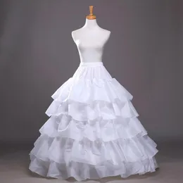 Sıcak satış stokta dört çember beş katman a-line petticoats slip gelin crinoline için balo elbiseleri quinceanera düğün balo elbiseleri cpa 212q