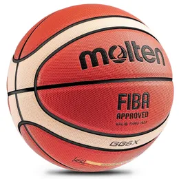 Competição oficial de certificação de basquete fundido PU Competição de basquete Standard Ball Mens e feminino Treinamento Bola Tamanho 7 6 5 240527