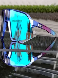 Designer Sonnenbrille Männer Radfahren Gläser 100% S3 Fahrradfarbe Day and Night Dual-Purple Windproof Sand Outdoor Rollschuh Rollschuh Skaten Motorradbrille ändern