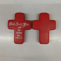 Party Favour Hand Hand Holding Pu Foam Cross Cross Home Furmers For Jezus Church Modlitwa Handhol Endhold Wiselant