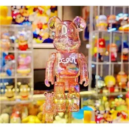Gry filmowe 400% 28cm Bearb Abs X-Girl Fashion Bear Chiaki Figures For Collectors Art Prace Model Dekoracja Zabawki Prezent Del ot5kr