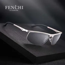 Fenchi 2020 Projektant marki spolaryzowane okulary przeciwsłoneczne Mężczyźni Nowe okulary mody kierowca Uv400 gorące promienie okulary przeciwsłoneczne Gogle 217D