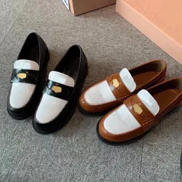 Vintage Penny Loafers: Premium Leather Platform Sneakers for Women