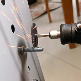 Rotary slipande skärskiva 32 mm med mandrel som slipar hjul för dremel accessorier metall skärande rotationsverktyg såg blad