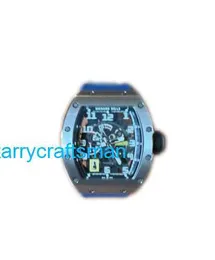 Richamills Luxury Uhren Mechanische Chronographen Mills Titan -Skelett abnehmbare Rotor Uhr RM030 STS6