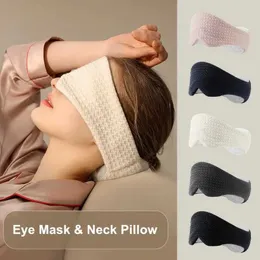 Sleep Masks Antifaz Para Dormir Blocking Light Sleep Mask Neck Pillow Sleeping Eye Mask Eyeshade Cover Shade Eye Patch Portable Blindfold Q240527