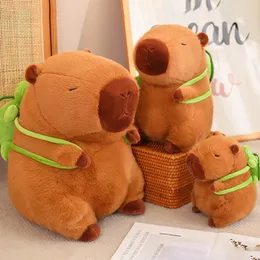 Sevimli Kapibala Capybara Peluş Bebekler Kawaii Oda Dekor Oyuncak Simülasyon Capibara Anime Fluffty Oyuncak Dolgulu Hayvanlar Peluş Noel Hediyesi 240522