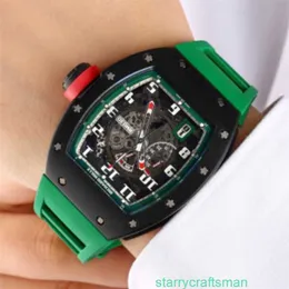 RM Luksusowe zegarek zegarki automatyczny zegarki Szwajcar Made RM030 Black Ceramic Limited Edition Mode Fashion Sports Business Sports Manery Watch MFO7