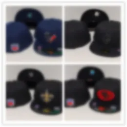 2024 Wholesale Men's Foot Ball Fitted Hats Fashion Hip Hop Sport On Field Football Full Closed Design Caps Cheap Men's Women's Cap Mix H5-5.27