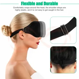 Qetesh 3D Slee Mask 100% Blackout Blyploy с регулируемым ремешком с нулевым глазом для глаз для перемещения.