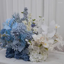 Kwiaty dekoracyjne kwiaty ślubne rzędu scena t-stopni