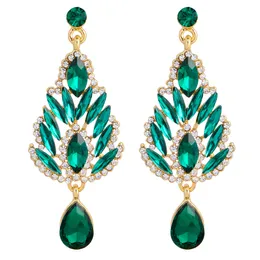 2024 Vintage Diamond Dangle Earring Sterling Sier Wedding Drop Earrings for Women Bridal Promise Engagement Party Jewelry
