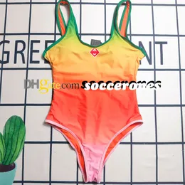 2024 INS Women Swimsuit de maiô colorido colorido Bathingsuit Summer Summer Beach Swimsuit