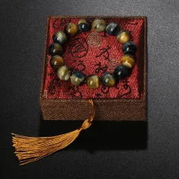 お待たせ! Lightning Bracelets Eye Tiger Dream 5A+ Stone Energy Natural アクセサリー