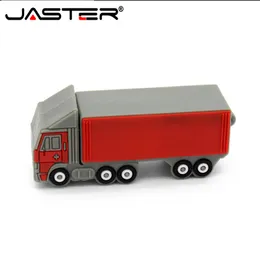 JASTER-Unidad Flash USB 2,0 de silicona para coche, pendrive bonito de dibujos animados de 128GB, 64GB, 32GB
