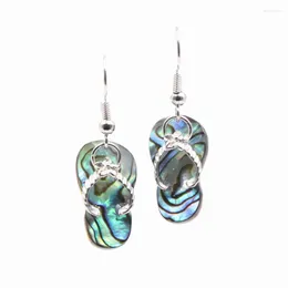 Dangle Ohrringe Mode Frauen Ohrring natürliche Abalone -Muschel Drop Charm Bohemian Frau Paua Shells Eardrop Geschenk Schmuck A861