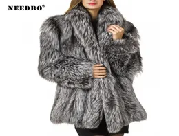 Seedbo искусственный меховой пальто