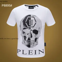 Plein Bear Thirt Mens Designer Tshirts Brand Philipe Shirt Plein Rhinestone Skull Skull Men T-Shirts Classical Hip Hop di alta qualità S 964