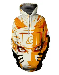 Karikatür Karakterleri Uzumaki /Sasuke 3D Anime Hoodie Sweatshirt Erkek Kadın Uzun Kollu Dış Giyim Günlük Sulak Ceket CX200723170593