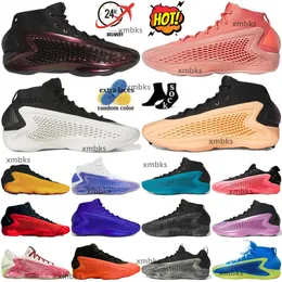 Ae1 Basketball Shoes Ae 1 Georgia Red Clay Shoe Men All-Star O futuro melhor do Stormtrooper com Love Velocity Blue New Wave Anthony Edwards Coral