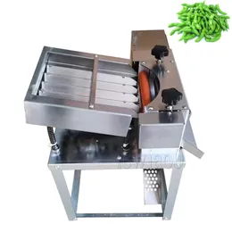 Hushåll Electric Fresh Green Bean Pea Peeler 50 kg/h högeffektiv kommersiell Edamame Sheller Machine