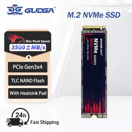 Gudga SSD M2 NVME 128GB 256GB 512GB 1TB 2TB M.2 2280 TLC SSD PCIE 3.0ラップトップデスクトップゲームコンソール用の内部ソリッドステートドライブ