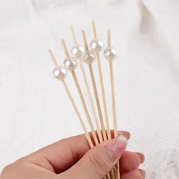 100Pcs Cocktail Picks, Disco Ball Decorative Toothpicks For Appetizers, Silver Cocktail Skewers For Appetizers, Bamboo Sticks