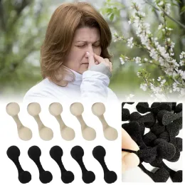 10Pcs Disposable Nose Filters Sponge Nose Plug Filters Nasal Plugs Spray Anti Dust Invisible Breathable Air Swimming Replacement