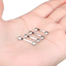 Ancode microdermiche in titanio di grado impianto Cz Piercini per bilancieri CZ Piercini fili interni Piercing Piercing Piercing Piercing
