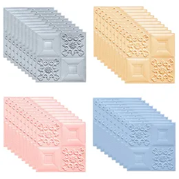 Pegatina de Pared 3d de ladrillo de Piedra de Uds、10 Adhesivos Para Baldosas、Papel Tapiz Imperameable Para Sala de Estar、Dormitorio、Pegatina de Pared de TV