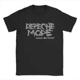 Depeches Cool Modes T Shirt Men 100% Cotton Hipster TShirt Round Collar Tees Short Sleeve Clothing Plus Size 240528