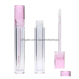 Упаковочные бутылки Оптовые DIY DIY Lip Gloss Tubes Бутылка пустое 7,8 мл трубки для губ круглый
