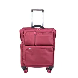 Resväskor 20 '' 24 '' 28 '' Oxford tyg universella hjul vagn bagage påse hållbar resväska rullande koffer