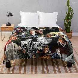 Filtar Young Heath Ledger Throw Filt Giant Sofa Flannel Tyg