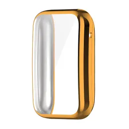 Tempered Glass Film+Case Screen Protector Full Coverage Cover TPU Frame Shell Smartwatch Housing for xiaomi Mi Band 7 Pro