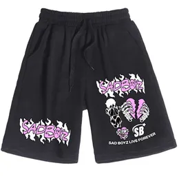 Shorts maschile 2024 SAD Boyz Junior H Shorts Pantaloni di cotone Mens e pantaloni da donna S2452899