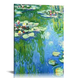 - Water Lily Pond Art Reproduction. Giclee Print& Museum Quality Framed Art for Wall Decor.