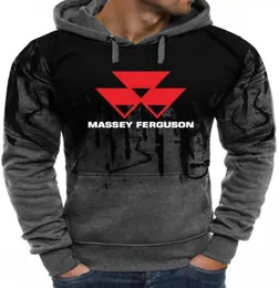 Men039s Hoodies Sweatshirts 2021 Säljer Spring Autumn Man Hooded Gradient Pullover Massey Ferguson Logo Print Custom Soft M4297298