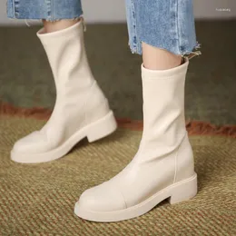 Boots Women's Mid-Calf بالإضافة