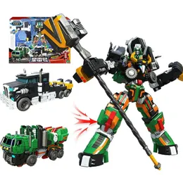 2 I 1 Galaxy Detectives Tobot Transformation Robot till Car Toy Korea Cartoon Brothers Anime Tobot Deformation Car Tank Toys 240527