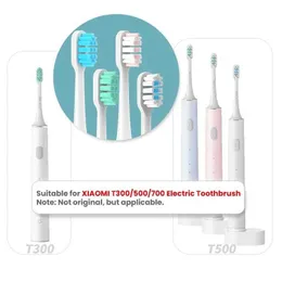 Toothbrush Replacement Toothbrush Heads For Xiaomi T300 T500 T700 Sonic Electric Teeth Brush Mijia Nozzles With Dust Cover Vacuum Packaging Q240528