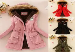 2017 New Women Winter Jacket Warm Faux Fur Hooded Causal Lengeve Coat Plus Size S181011031672935