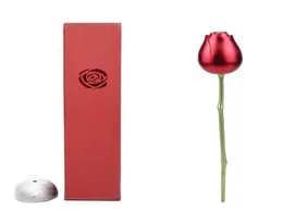 Creative Metal Rose Simulation Flower Valentine039S Day Surprise Rose Gift Box Home Ring Halsband smycken Creative Storage Box 4021770