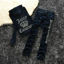 Juicy Apfel Frauen Tracksuits 2023 Sommermarke Sewing 2 -Stück -Sets Vet VeloR Women Track -Anzug Hoodies und Hosen mir billig mac fcgdu