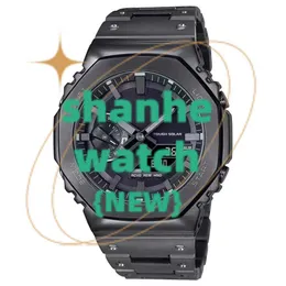 Designer Watches Original Shock Watch GM-B2100 Sports Digital Quartz Unisex Watch Dial Funzionamento Full World Time Steel Band Oak Series 7CN0 SMG4