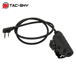 TAC-SKY Tactical U94 V2 PTT Adapter for kenwood Baofeng UV-5R UV-82 UV-6R Walkie Talkie Compatible COMTAC SORDIN Headset