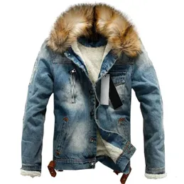 Drop 2018 New Men Jeans Jacket und Coats Denim Dicker warmes Winter -Outwear S4XL LBZ21 CJ1912065419666