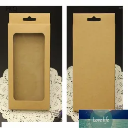 غلاف الهدايا 30pcs kraft paper box black cardboard phone case packaging1 مصنع سعر الخبر