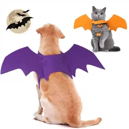 Case di gatto di moda ali di pipistrello per cani divertenti costume artificiale ali artificiale Cosplay proposto di salto di halloween costume da gatto prodotti per animali domestici